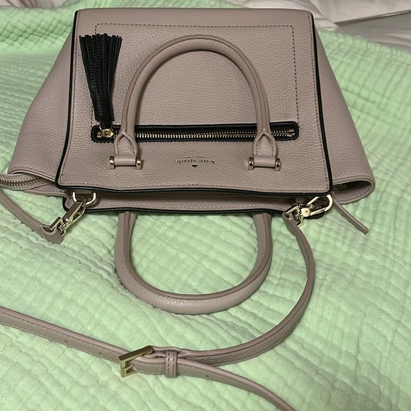 Kate Spade Allyn Convertible Pebbled Leather Zip Top Bag. - Picture 10 of 10